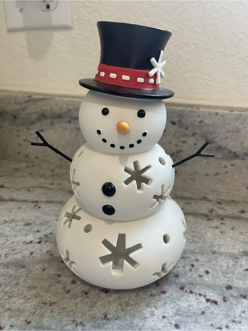 PartyLite decorative snowman